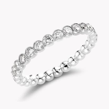 Diamond Dot Eternity Ring 0.98CT in Platinum