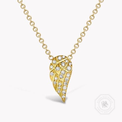 Tiara Small Diamond Pendant 0.23ct in 18ct Yellow Gold