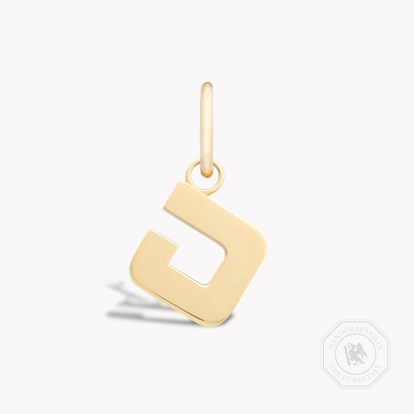 Letter J Pendant Charm