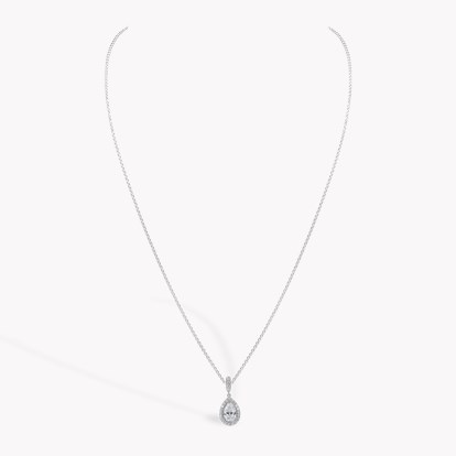 Celestial Pear Cut Diamond Pendant