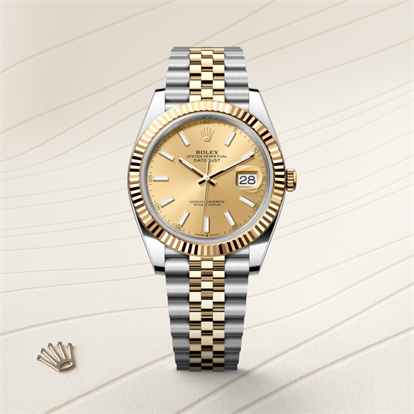 Datejust 41, Oyster, 41 mm, Oystersteel and yellow gold watch