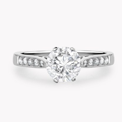 Antique Inspired 0.99ct Diamond Solitaire Ring