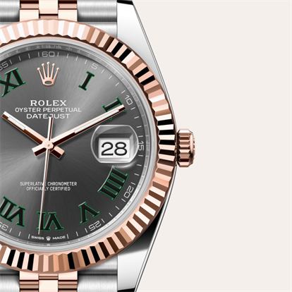 Datejust 41, Oyster, 41 mm, Oystersteel and Everose gold watch
