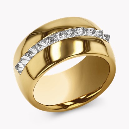 Rockchic Diamond Ring 0.91ct in 18ct Yellow Gold