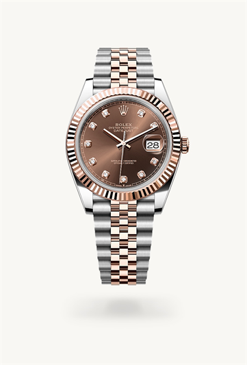 Rolex Datejust 41 Oyster, 41 mm, Oystersteel and Everose gold