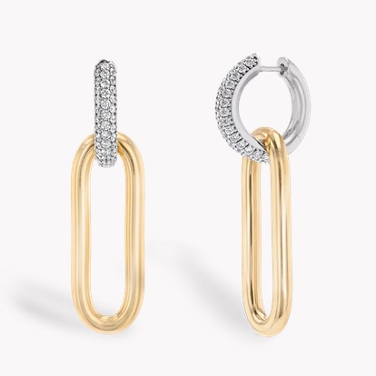 Havana Diamond Drop Earrings 0.86ct in 18ct Yellow Gold