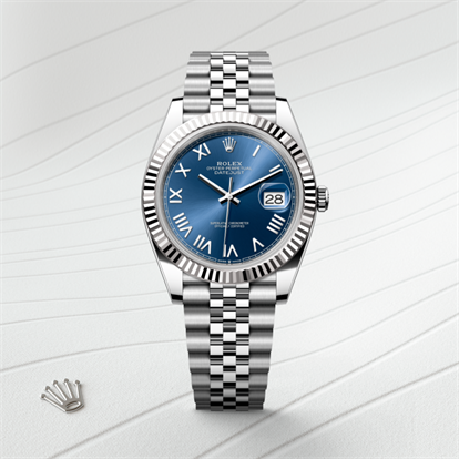Datejust 41, Oyster, 41 mm, Oystersteel and white gold watch