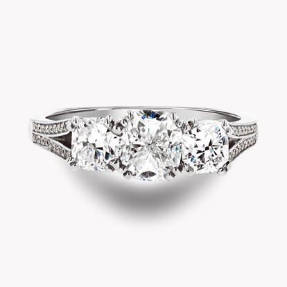 Diamond Three Stone Ring