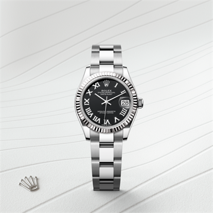 Datejust 31, Oyster, 31 mm, Oystersteel and white gold watch