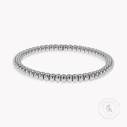 Bohemia Large Rondell Expandable Bracelet in 18ct White Gold