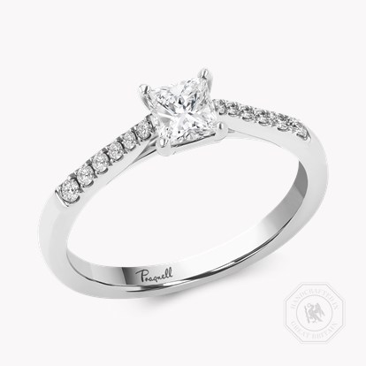 Celestial 0.30ct Princess Cut Diamond Ring in Platinum