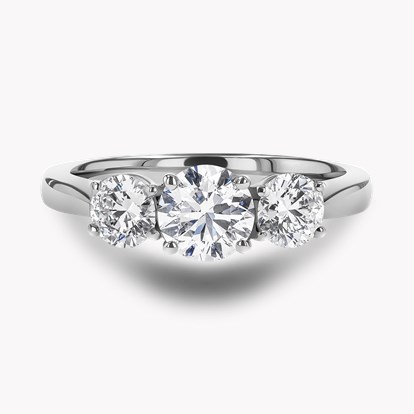 Trilogy 1.30ct Brilliant Cut Diamond Three Stone Ring