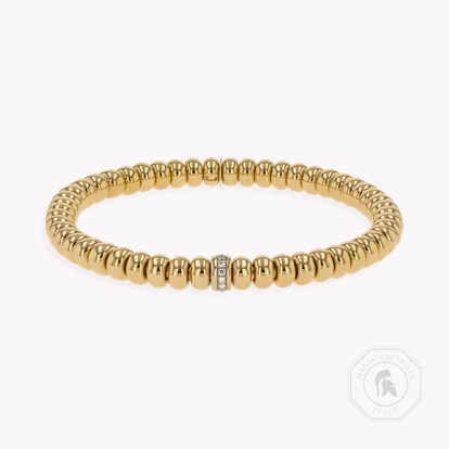 Bohemia 0.14ct Large Expandable Diamond Bracelet in 18ct Yellow Gold