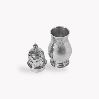 Silver George VI Caster