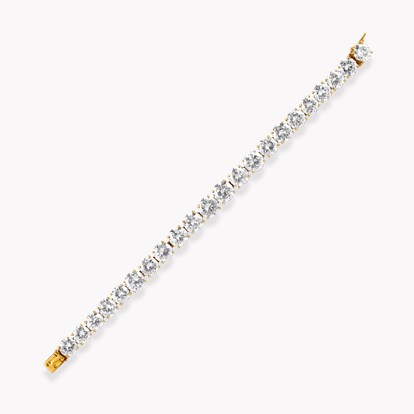 1980s Boucheron 25.53ct Diamond Line Bracelet
