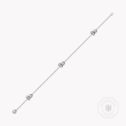 Bubbles Diamond Chain Bracelet 1.24ct in 18ct White Gold