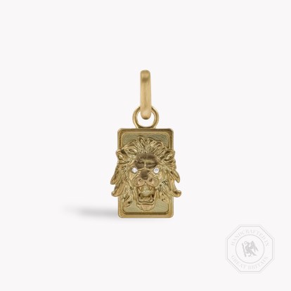 Zodiac Diamond Leo Pendant Charm