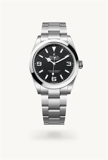 Rolex Explorer 40 Oyster, 40 mm, Oystersteel