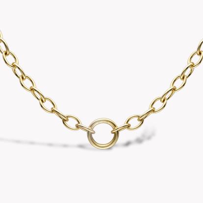 60cm Open Trace Chain In 18ct Yellow Gold