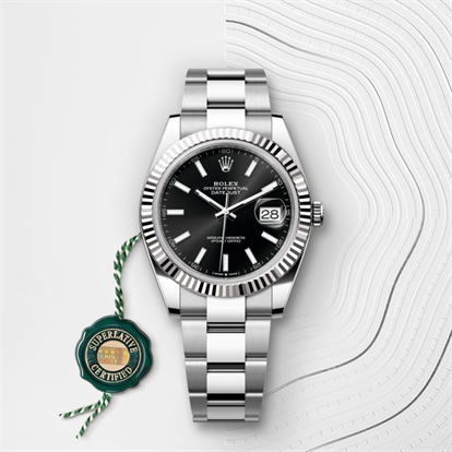 Datejust 41, Oyster, 41 mm, Oystersteel and white gold watch