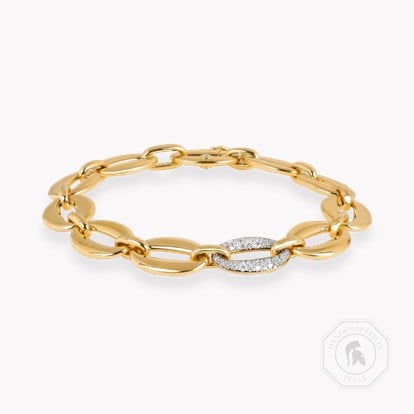 Freya Valkyrie 1.192ct Diamond Oval Link Bracelet