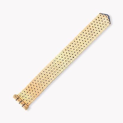 Retro Sapphire Buckle Bracelet