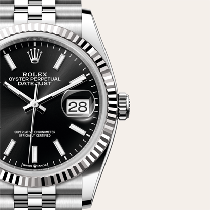 Datejust 36, Oyster, 36 mm, Oystersteel and white gold watch