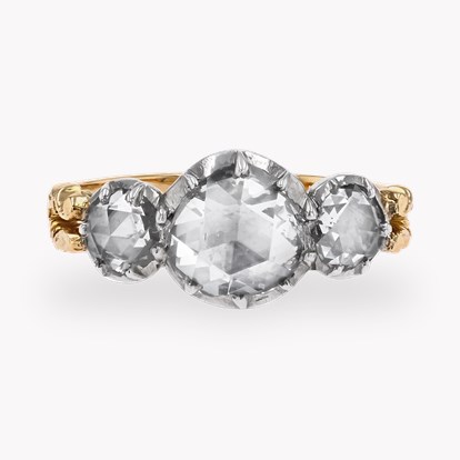 Late Georgian 2.04ct Diamond Three Stone Ring