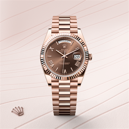 Day-Date 40, Oyster, 40 mm, Everose gold watch