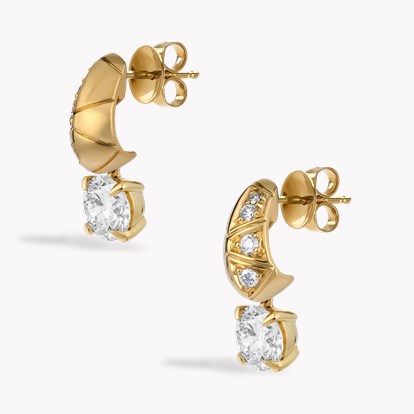 Origins Brilliant Cut 1.40ct Diamond Drop Earrings