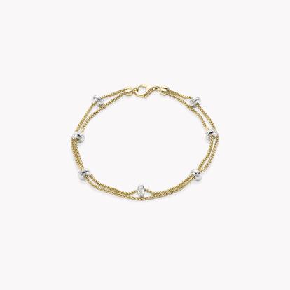 Fope Phylo Diamond Bracelet 0.24ct in 18ct Yellow Gold