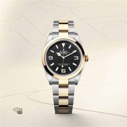 Explorer 36, Oyster, 36 mm, Oystersteel and yellow gold watch