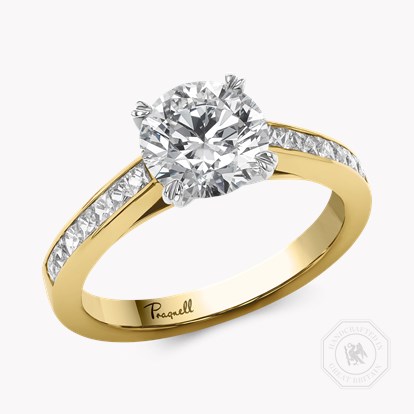 Gatsby 1.70ct Brilliant Cut Diamond Ring in 18ct Yellow Gold
