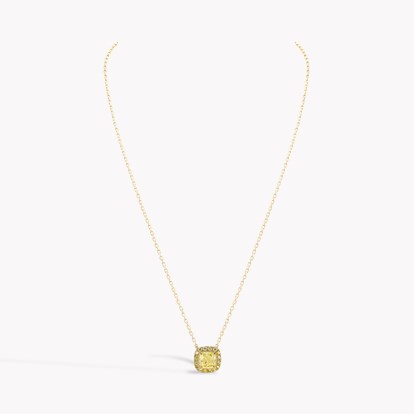 Celestial 1.51ct Kimberley Fancy Yellow Diamond Pendant