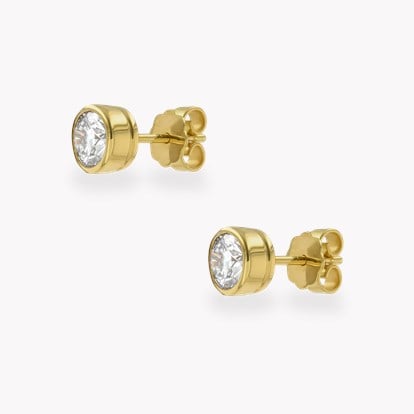 Brilliant Cut 1.57ct Diamond Stud Earrings