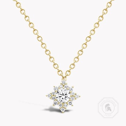 Star Struck Diamond Pendant 0.47ct in 18ct Yellow Gold
