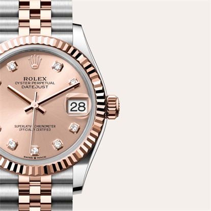 Datejust 31, Oyster, 31 mm, Oystersteel and Everose gold watch
