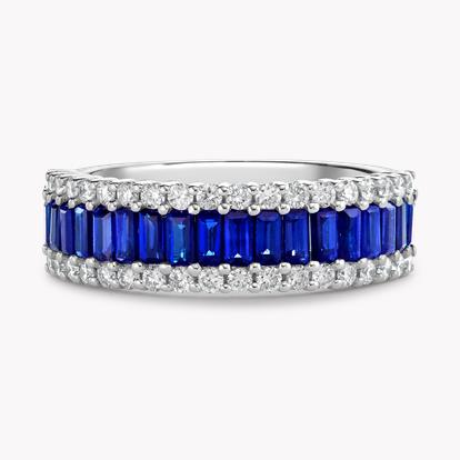 Sapphire and Diamond Eternity Ring