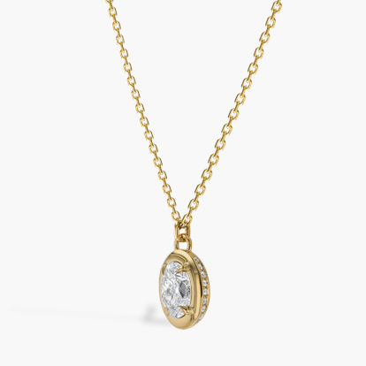 Skimming Stone 1.02ct Diamond Pendant