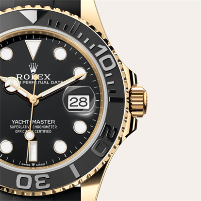 Yacht-Master 42, Oyster, 42 mm, yellow gold watch