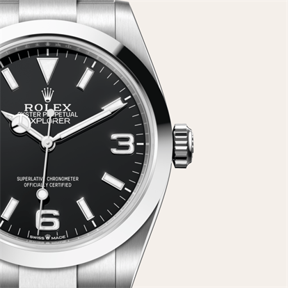 Explorer 40, Oyster, 40 mm, Oystersteel watch