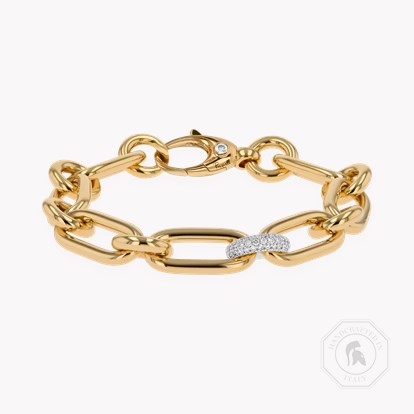 Havana 0.78ct Diamond Bracelet in 18ct Yellow & White Gold