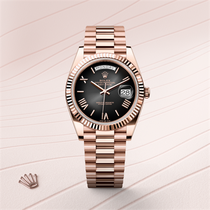 Day-Date 40, Oyster, 40 mm, Everose gold watch