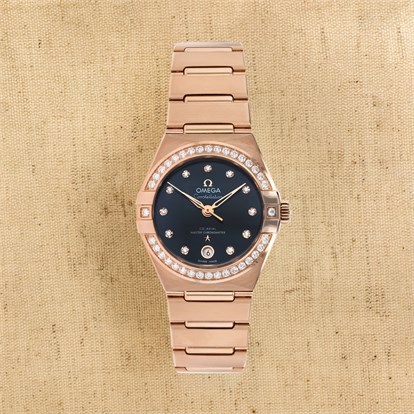 Pre-Owned OMEGA Constellation O13155292053001 Watch - 29mm, Blue 