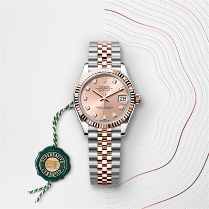 Datejust 31, Oyster, 31 mm, Oystersteel and Everose gold watch