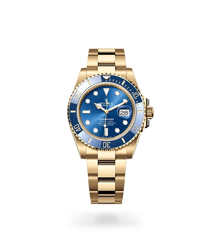 Rolex Submariner Date Oyster, 41 mm, yellow gold
