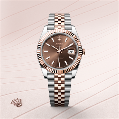 Datejust 41, Oyster, 41 mm, Oystersteel and Everose gold watch