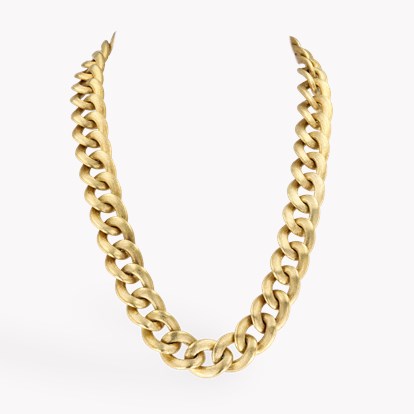 Chunky Curb Link Chain in 18ct Yellow Gold