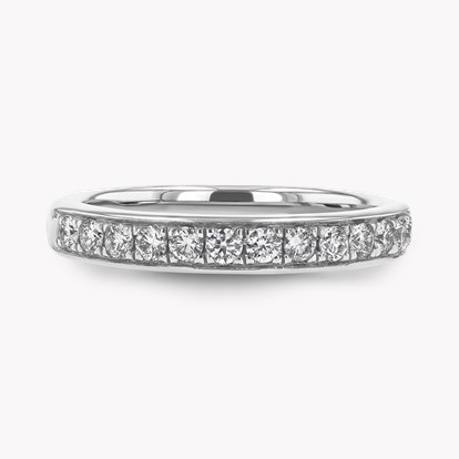 Brilliant Cut Diamond Half Eternity Ring
