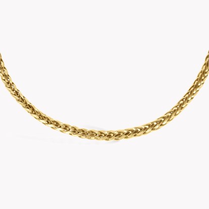 Handmade English Chain 0.28ct Diamond Necklace